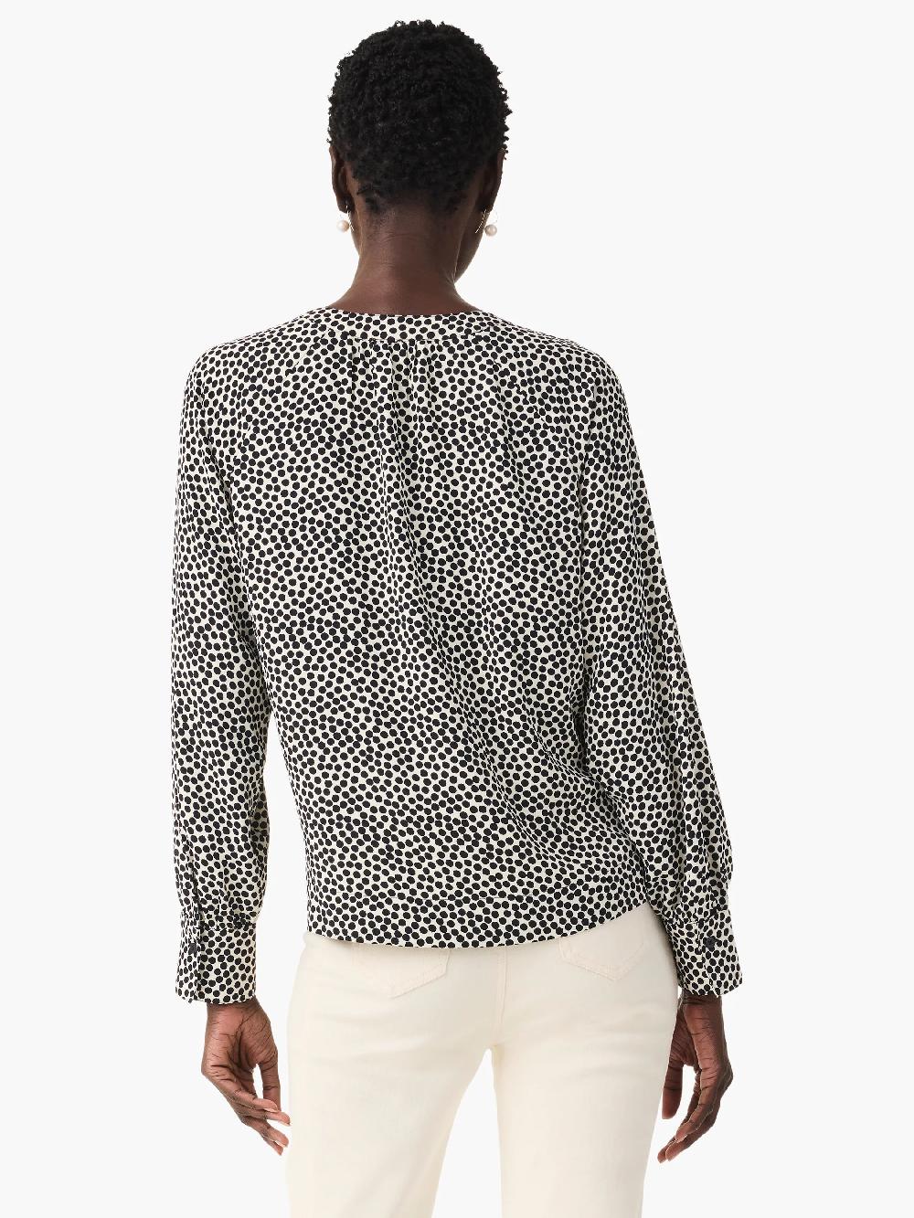Nic Zoe Spotted Dot Top