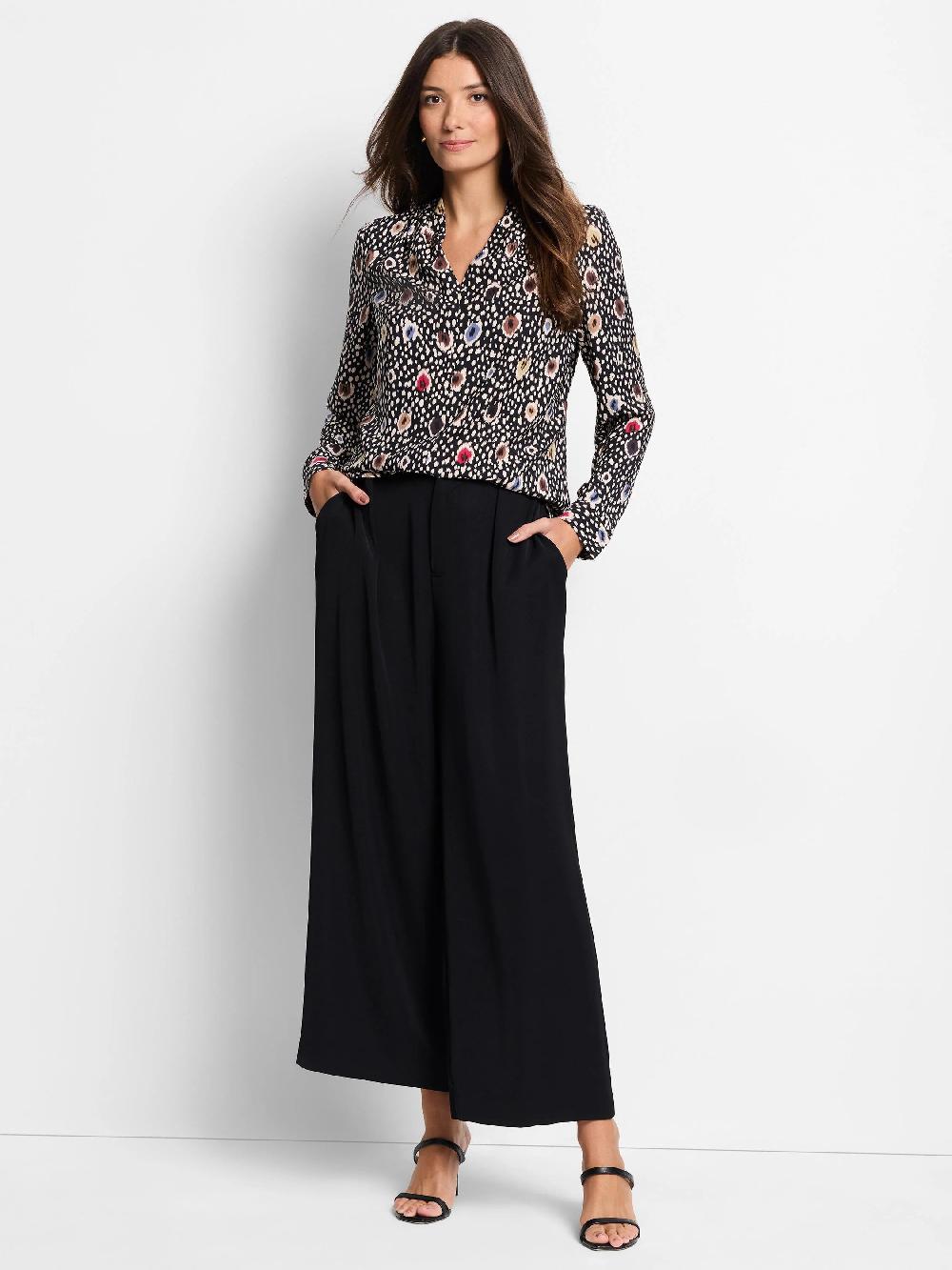 Nic Zoe Spotted Dots Top