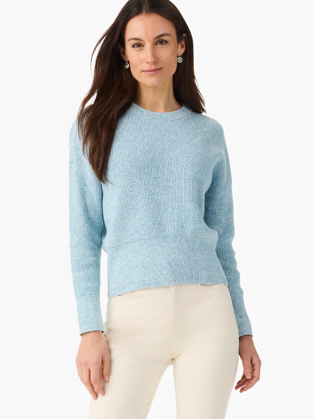 nic zoe Stitched Crew Sweater