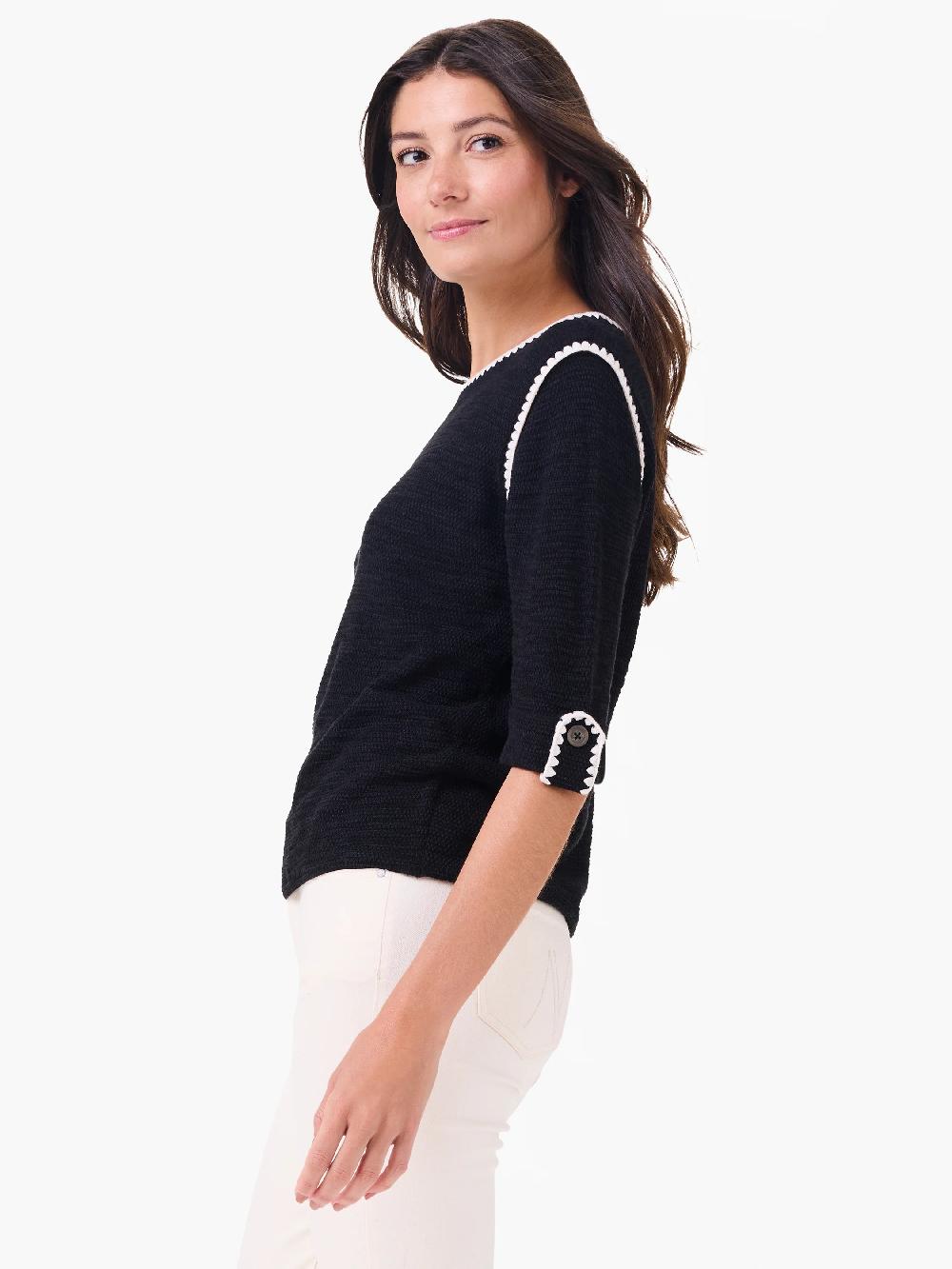 Nic Zoe Stitched Up Sweater