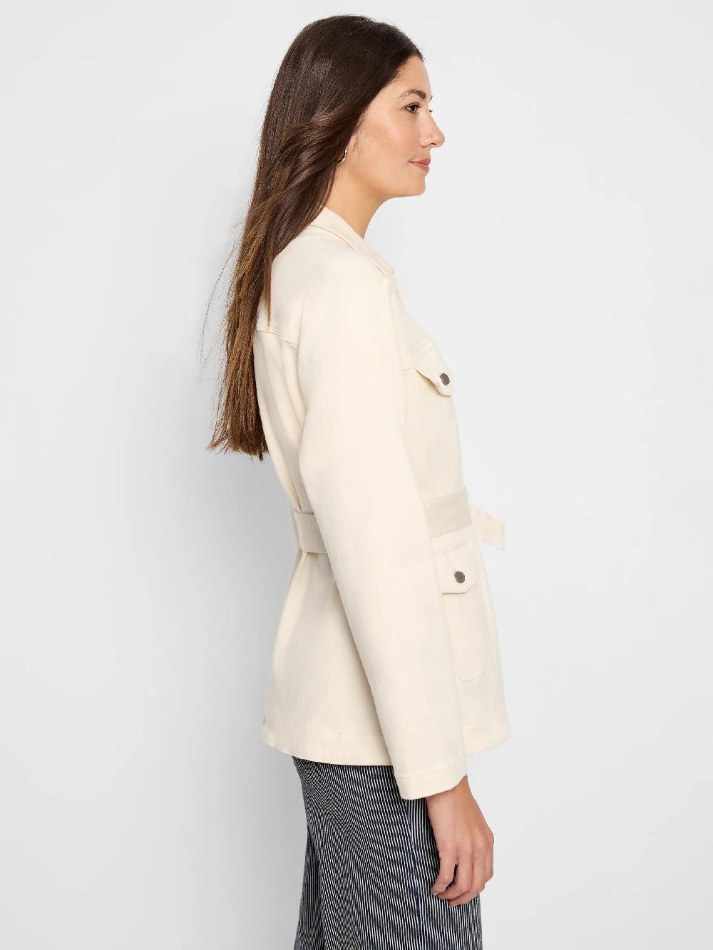 Nic Zoe Stretch Denim Utility Jacket