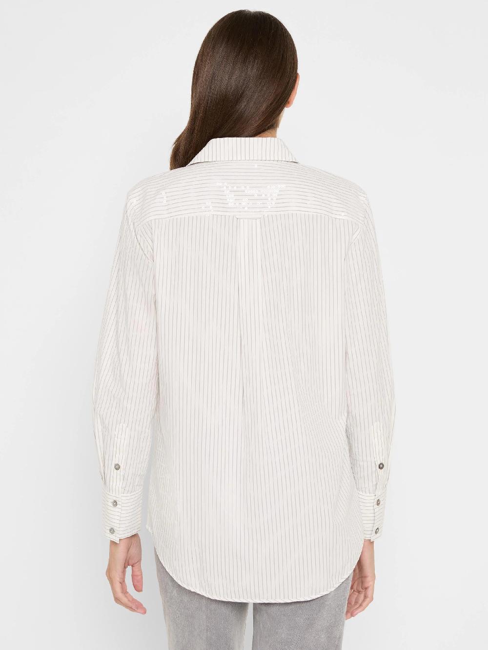 Nic Zoe Subtle Shine Stripe Shirt