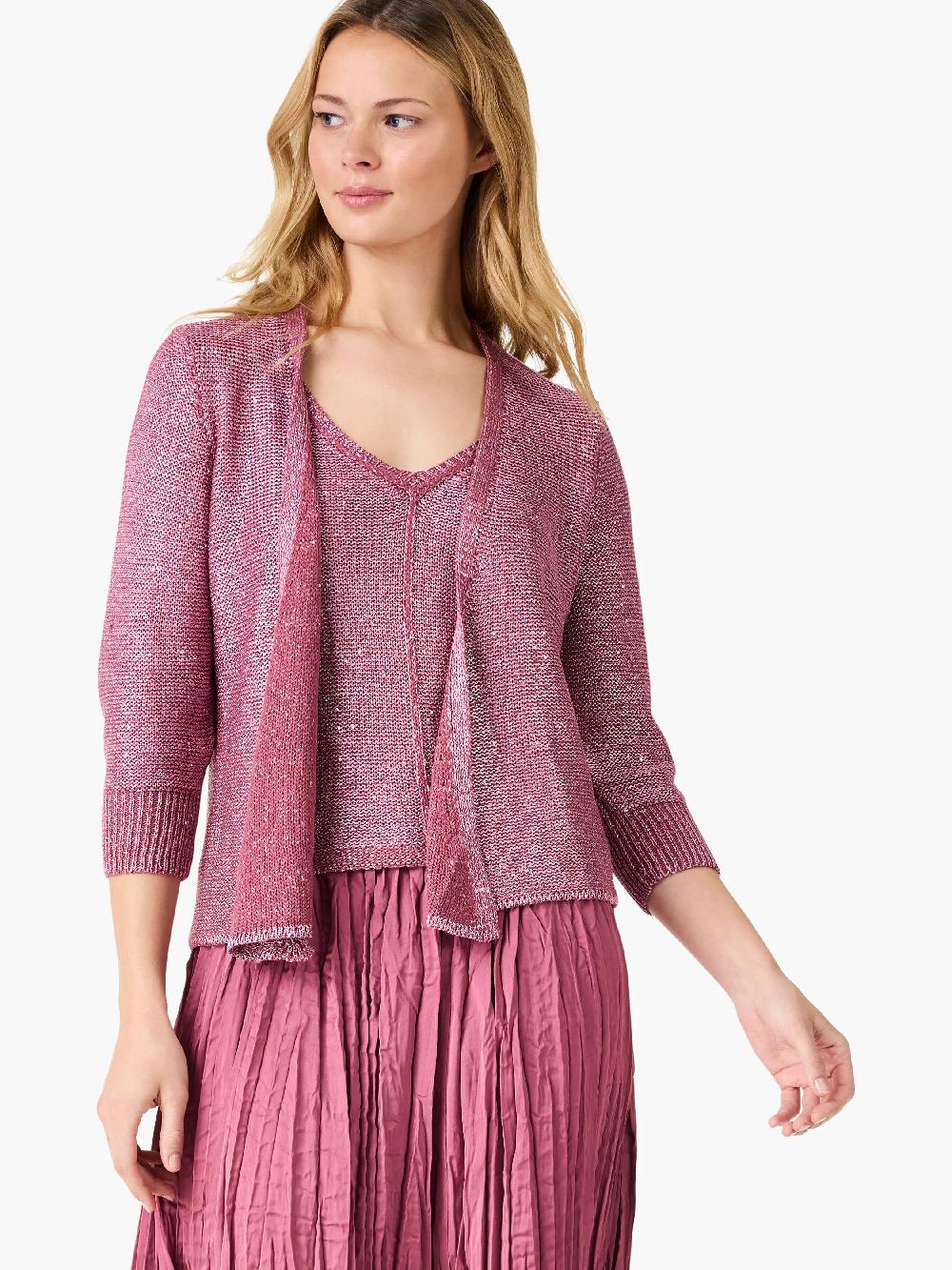 Nic Zoe Subtle Sparkle 4-Way Cardigan