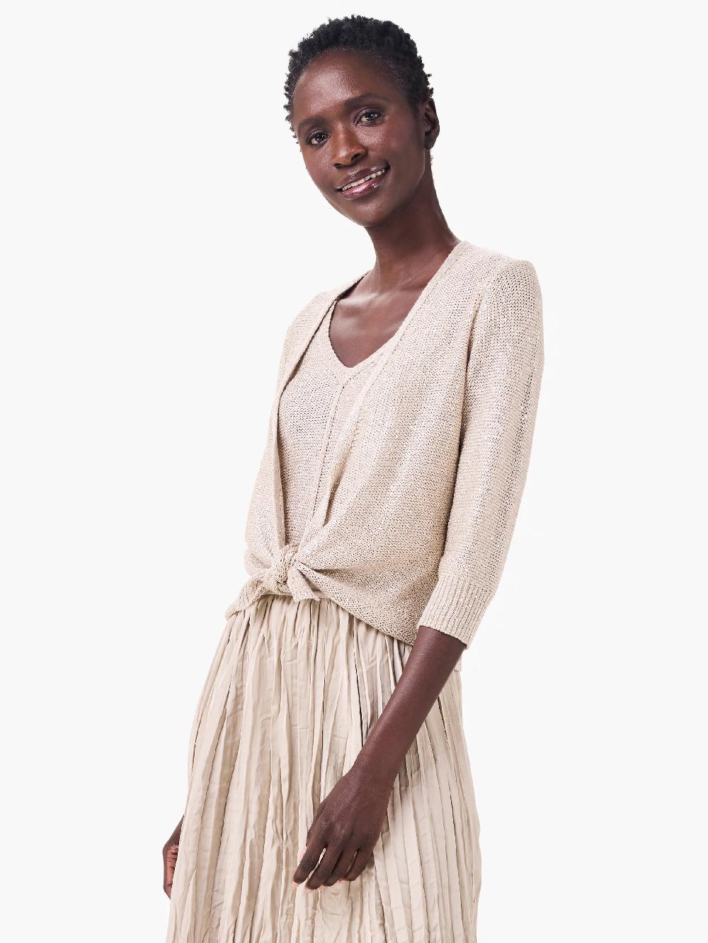 Nic Zoe Subtle Sparkle 4-Way Cardigan