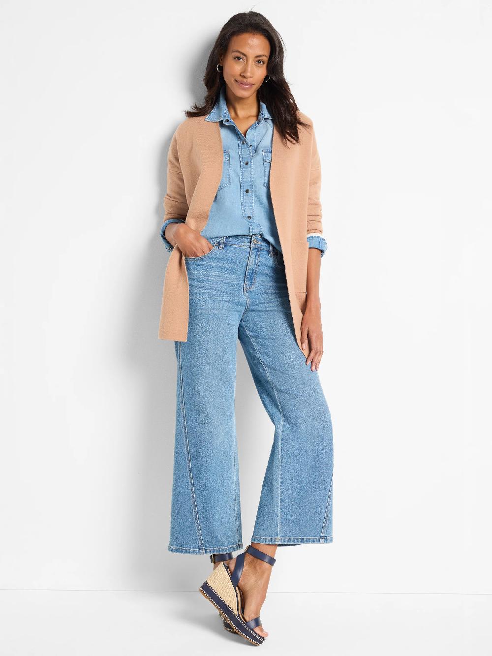 nic zoe Sunset Breeze Reversible Knit Jacket