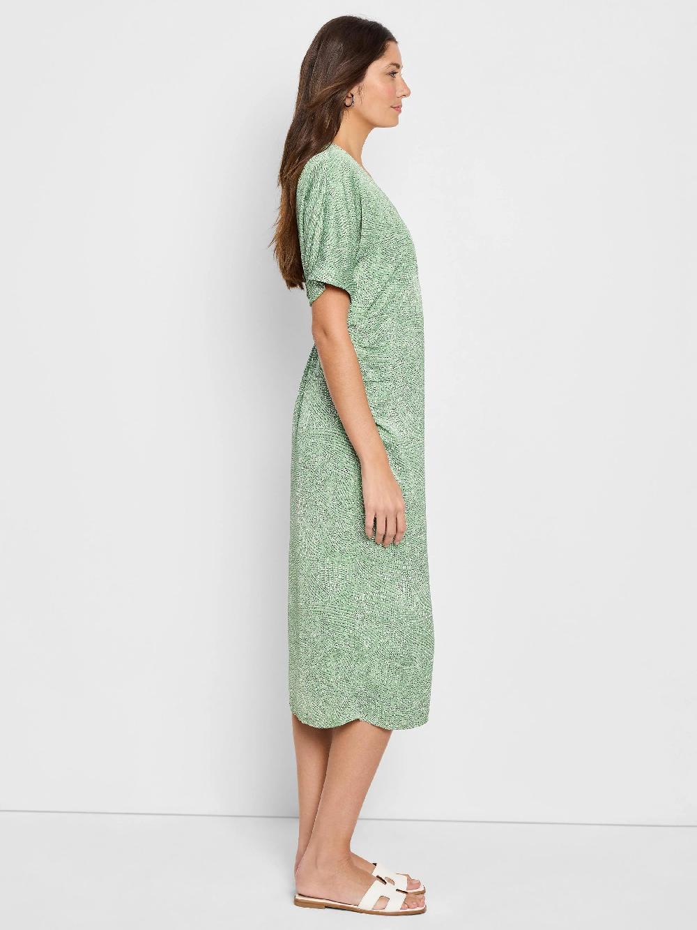 Nic Zoe Swirling Sands Wren Wrap Dress