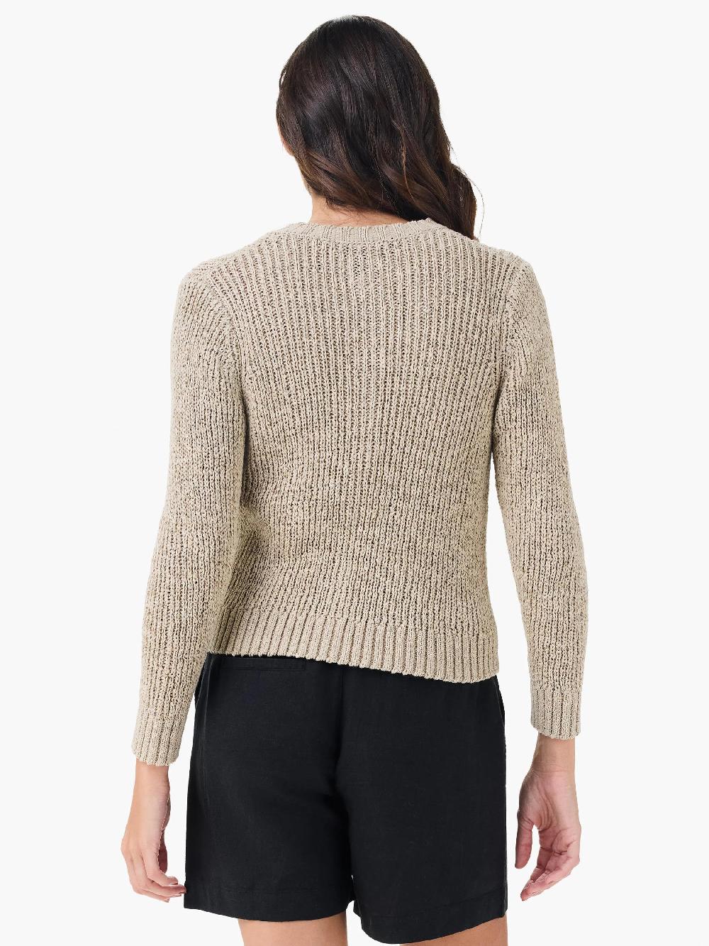 Nic Zoe Tape Yarn Button Cardigan