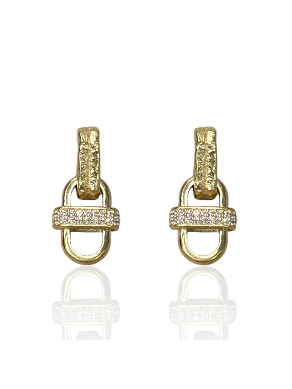 nic zoe Tat2 Designs Gold Costa Earrings