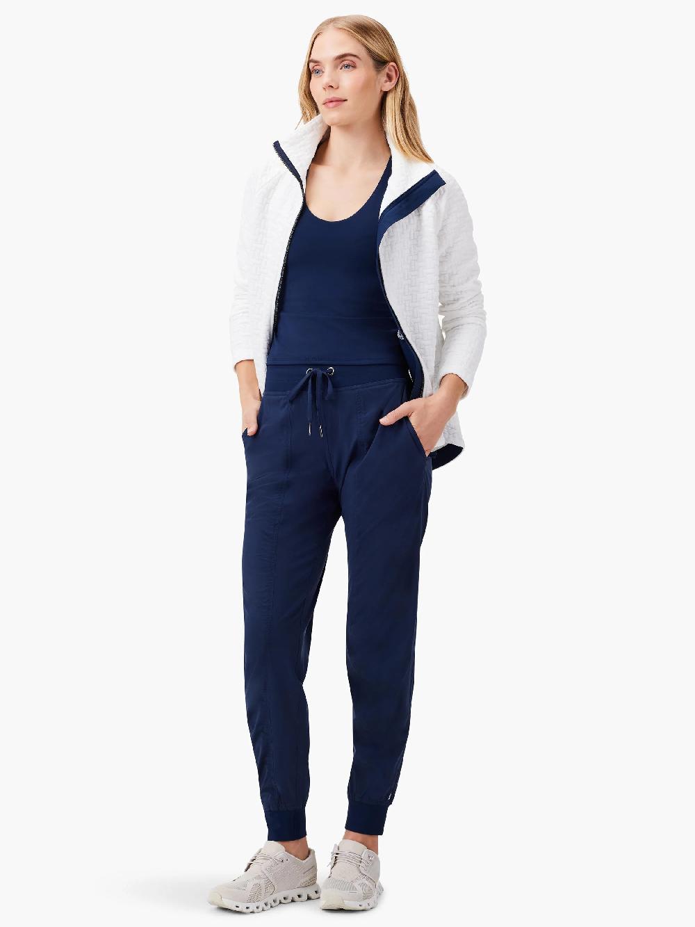 Nic Zoe Tech Stretch Ruched Jogger