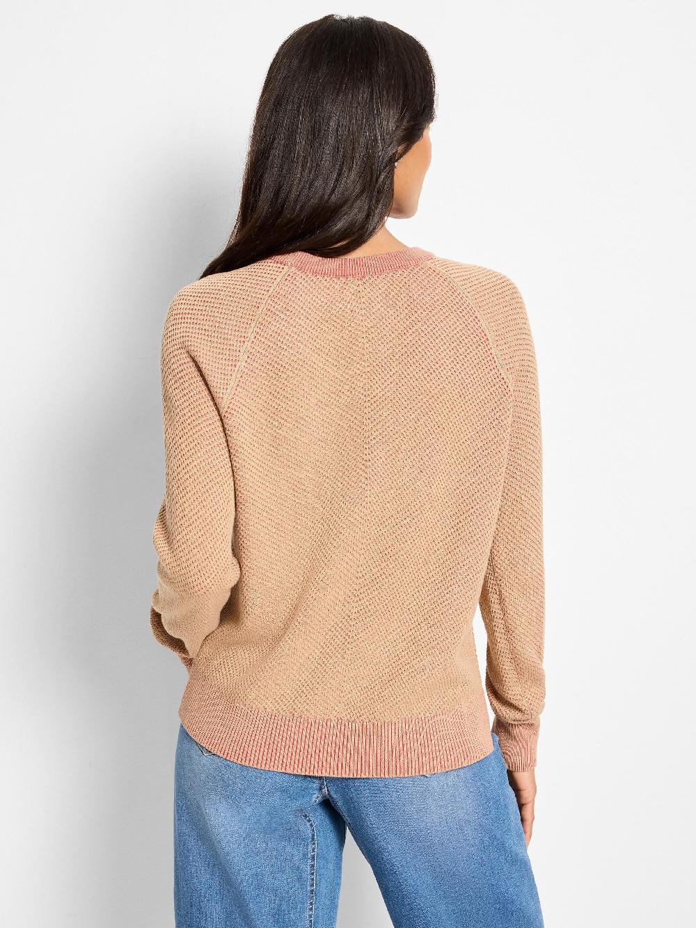 Nic Zoe Textured Cotton Sweater