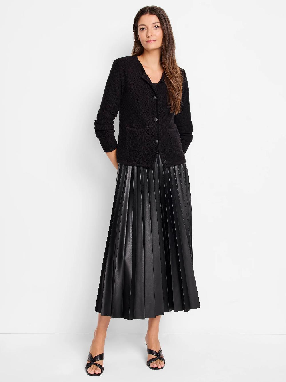 Nic Zoe Textured Sweater Jacket