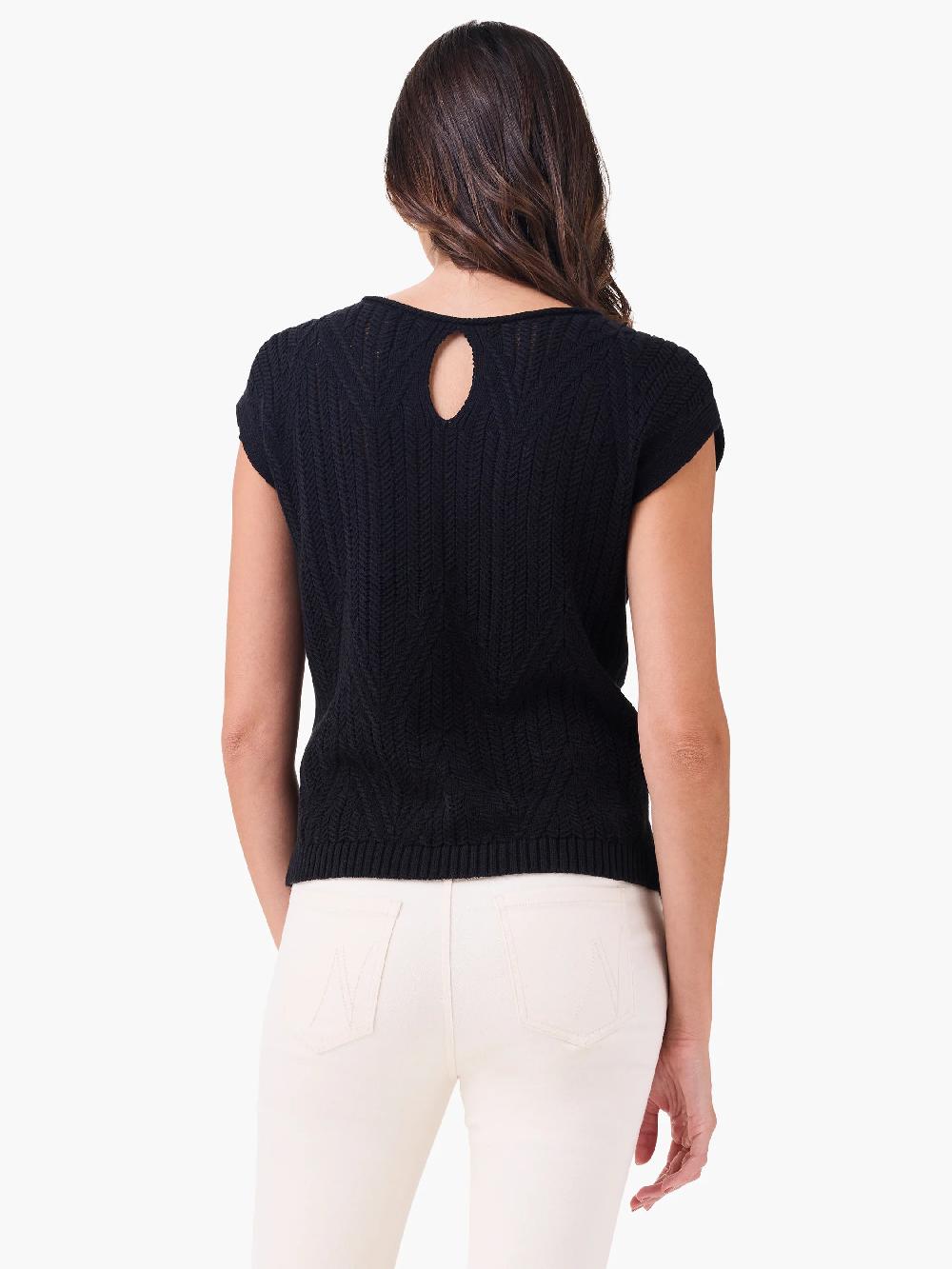 Nic Zoe Textured Swing Sweater