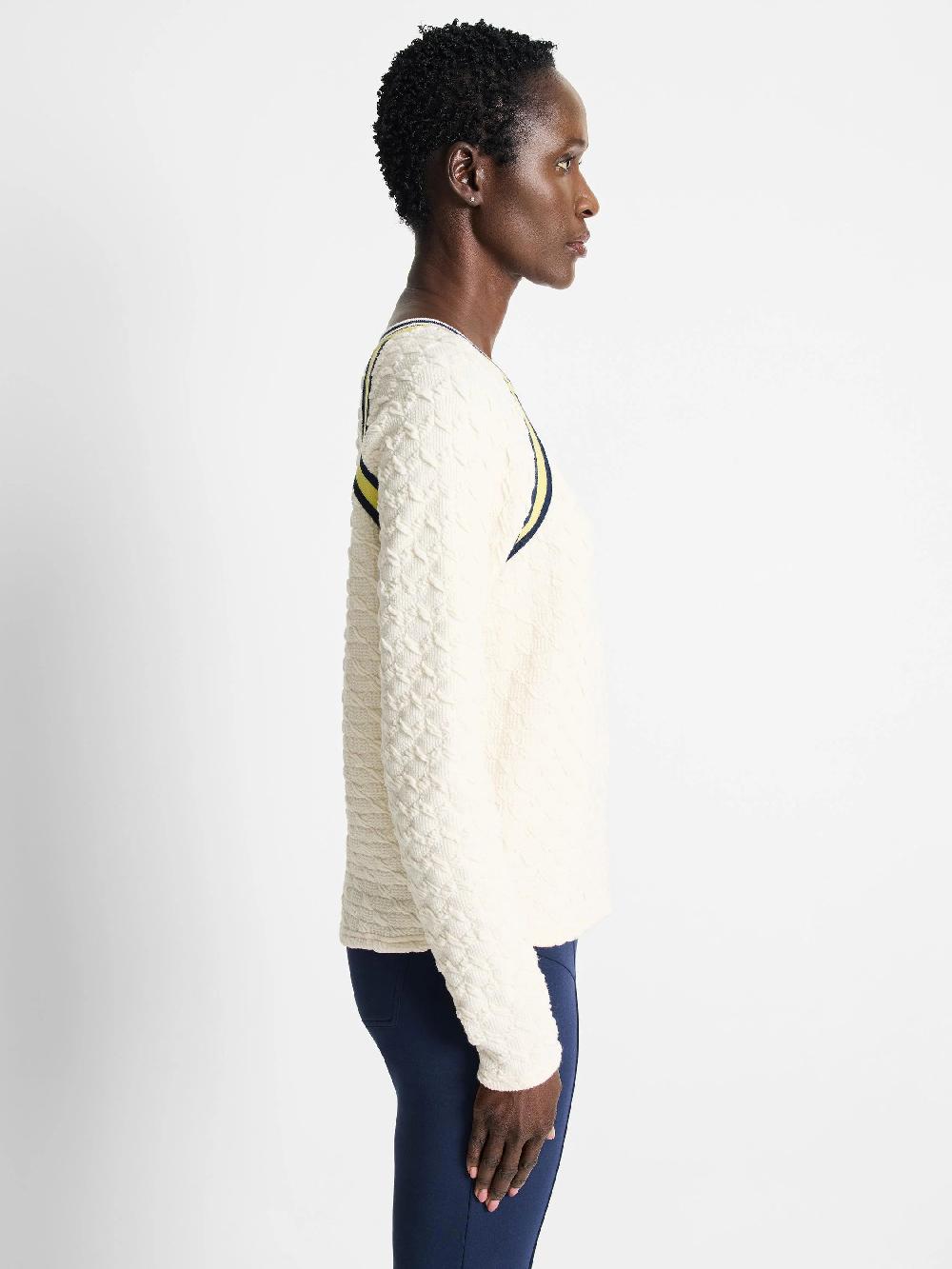 Nic Zoe Tipped Texture Pullover Sweater