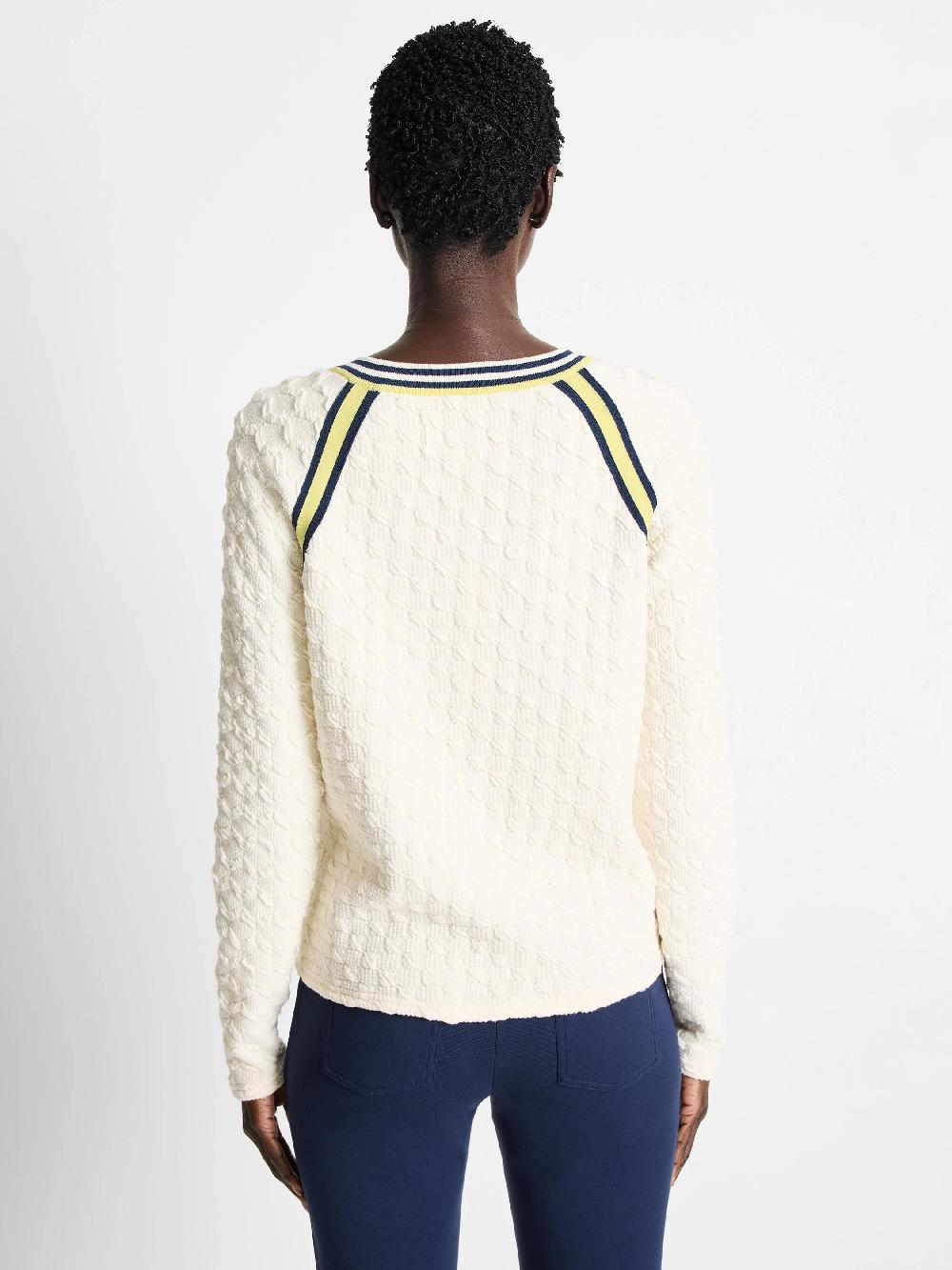 Nic Zoe Tipped Texture Pullover Sweater