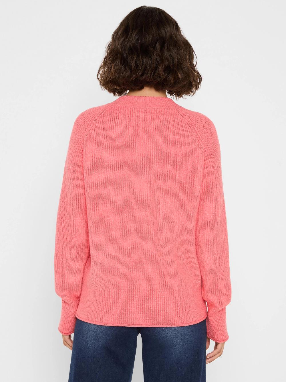 Nic Zoe V-Neck Shaker Stitch Sweater