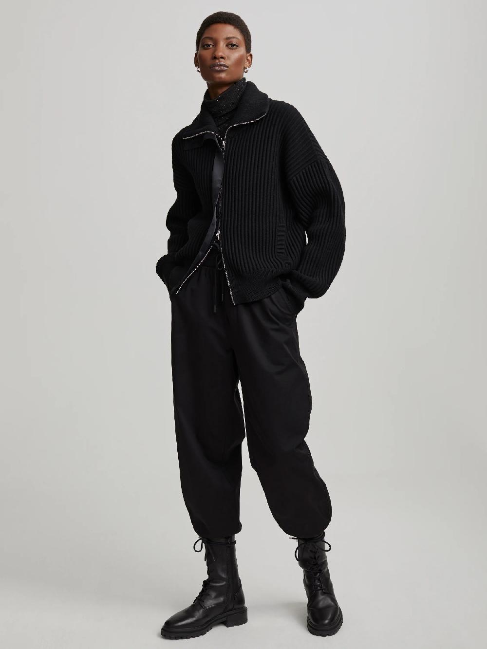 Nic Zoe Varley Mayfair Mock Neck Knit Sweater