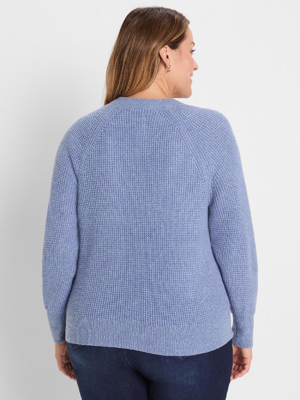Nic Zoe Waffle Tuck Cardigan