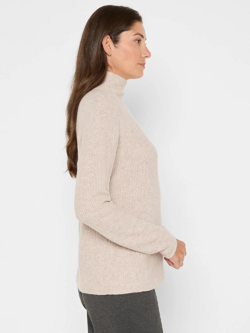 nic Zoe Waffle Tuck Sweater