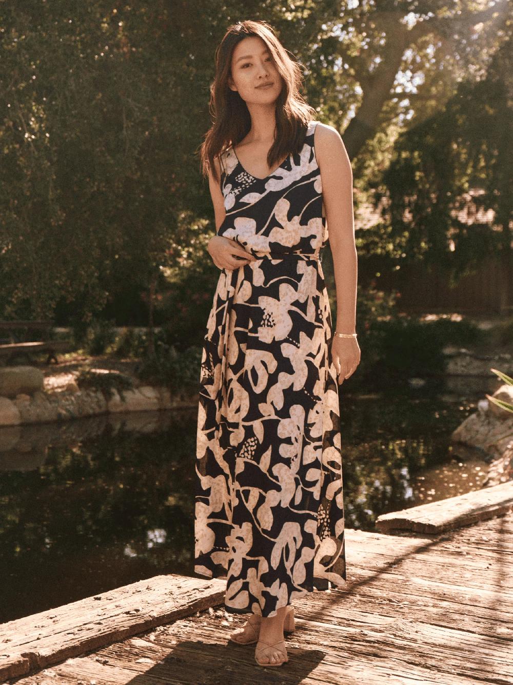 nic zoe Water Lilies Bianca Dress