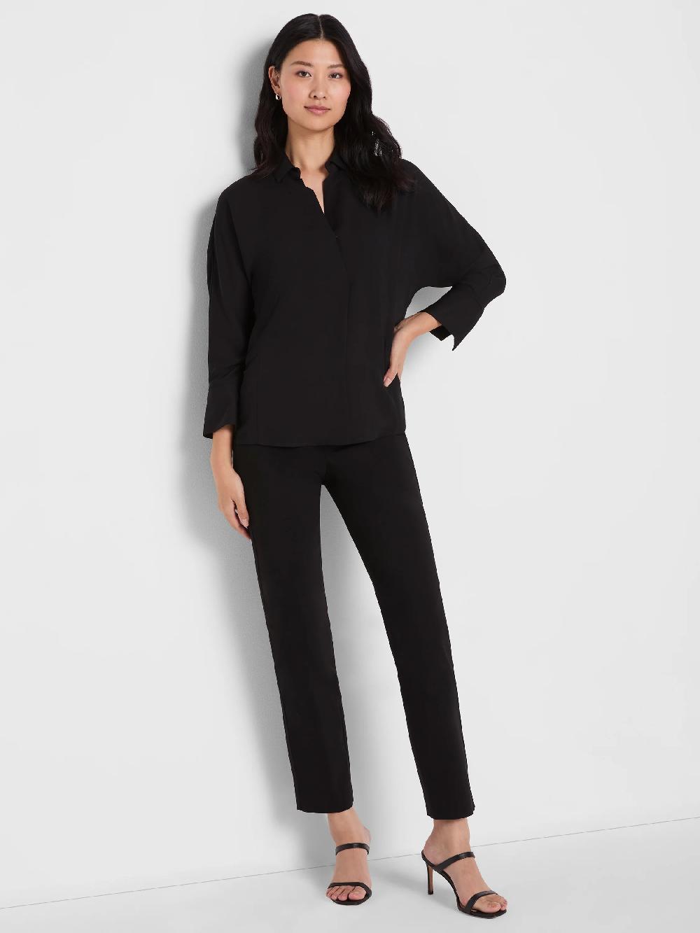 nic zoe Wonderstretch Pocket Straight Leg Pant