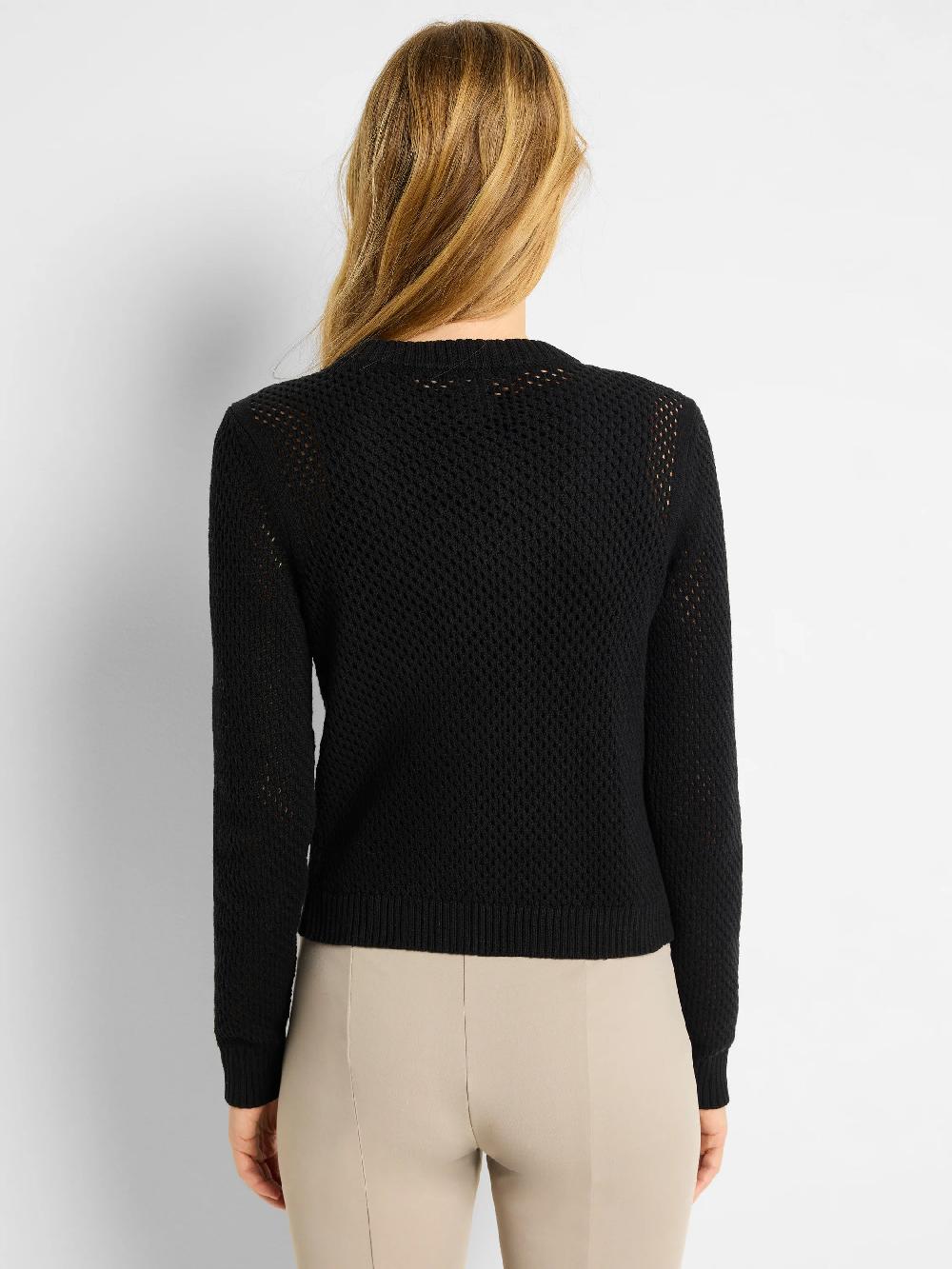 Nic Zoe Zip Front Mesh Cardigan