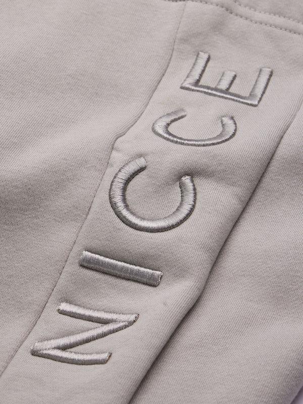 Nicce NICCE Juniors Mercury Fleece Shorts Stone Grey