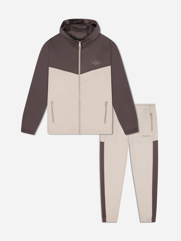 nicce NICCE Juniors Sect Tracksuit Set Circular Grey