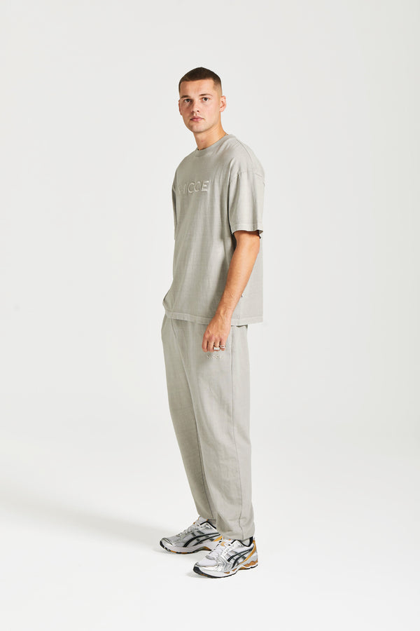 Nicce NICCE Mens Mercury Oversized T-Shirt Circular Grey