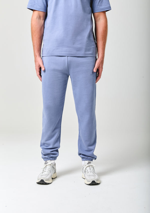 Nicce NICCE Mens Script Essential Joggers Element Blue