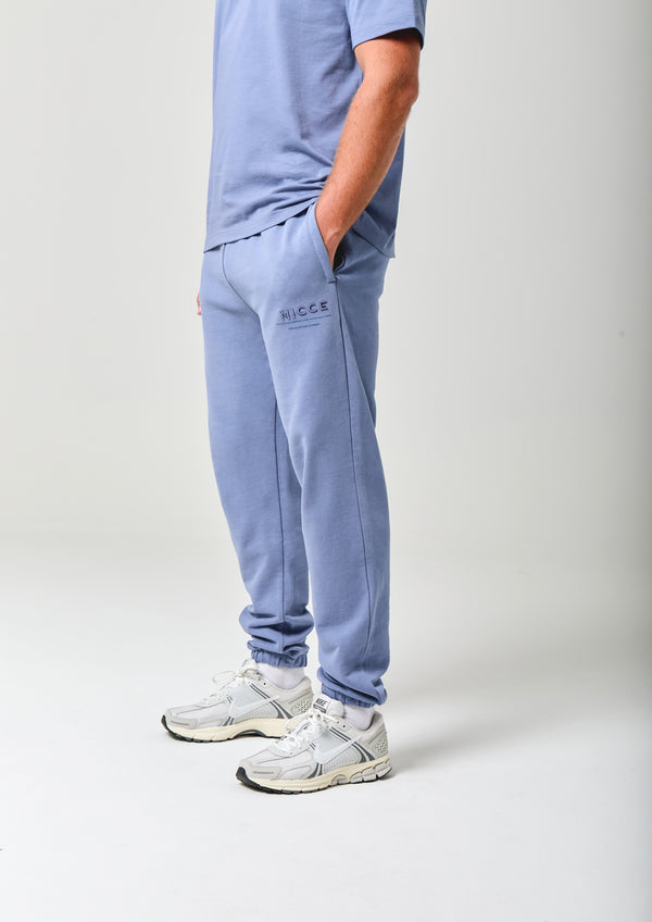 Nicce NICCE Mens Script Essential Joggers Element Blue