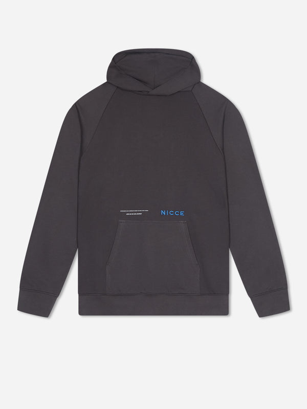 Nicce NICCE Mens Script Essentials Hoodie & Jogger Tracksuit Set Grey