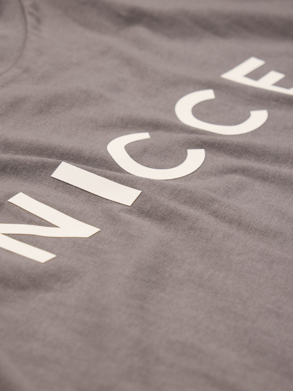 nicce NICCE Mens Vitter T-Shirt & Short Set Steel Grey
