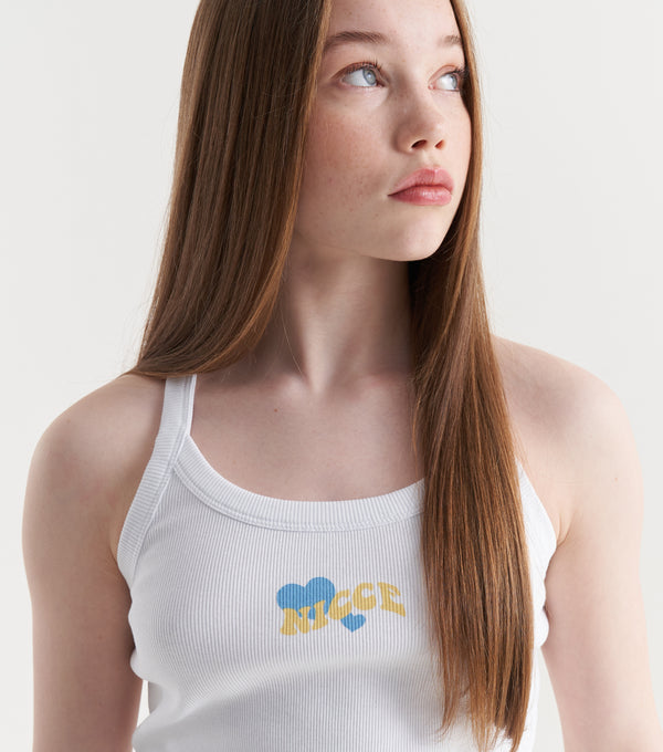 Nicce NICCE Girls Peridot Vest White