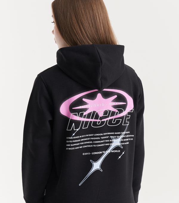 Nicce NICCE Juniors Tag Hoodie Black