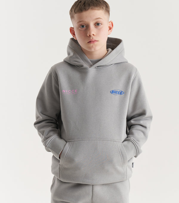 Nicce NICCE Juniors Tag Hoodie Grey