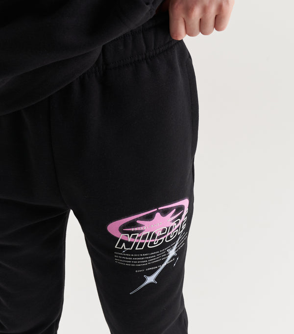 nicce NICCE Juniors Tag Joggers Black