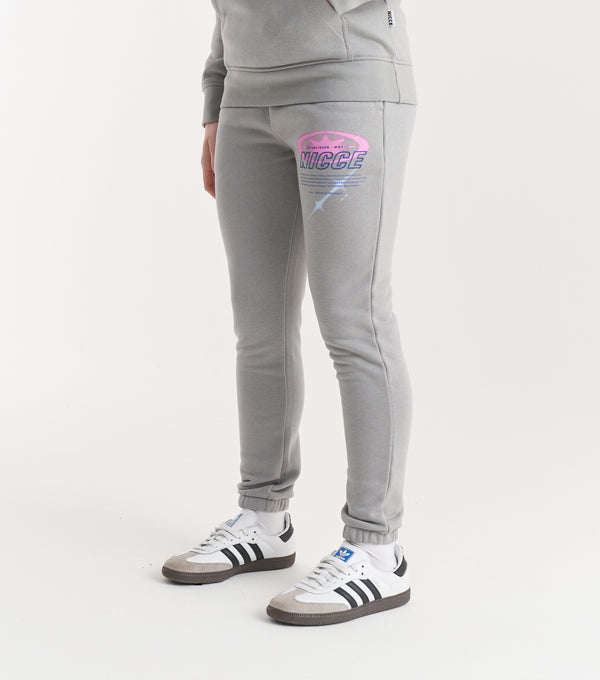 nicce NICCE Juniors Tag Joggers Circular Grey