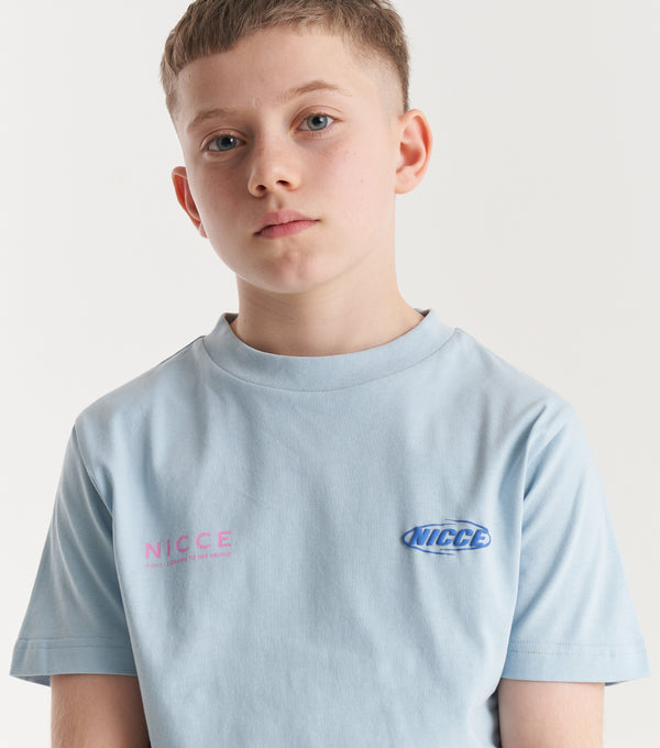 nicce NICCE Juniors Tag T-Shirt Blue