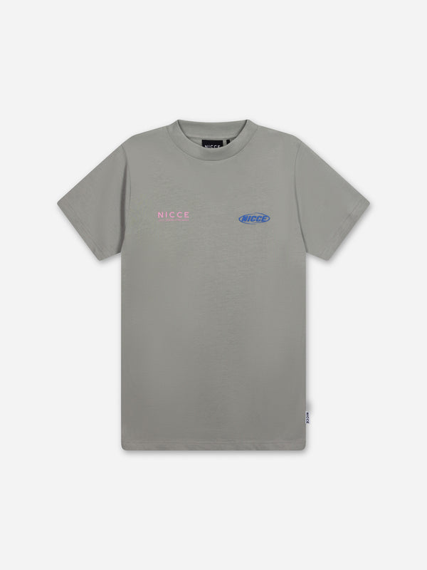 Nicce NICCE Juniors Tag T-Shirt Circular Grey