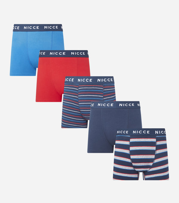 nicce NICCE Mens 5 Pack Boxers Valdor Multi