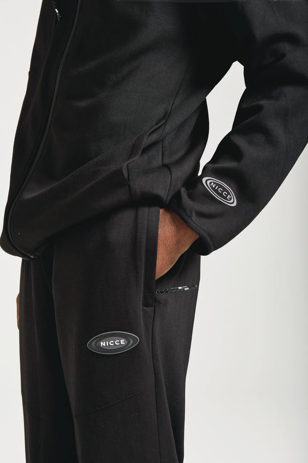 Nicce NICCE Mens Apex Interlock Joggers Black