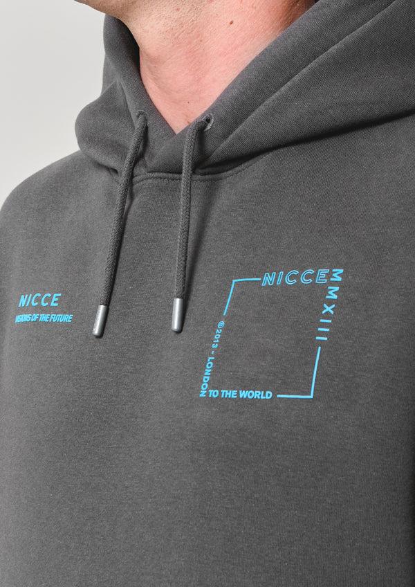 Nicce NICCE Mens Bicol Hoodie Coal