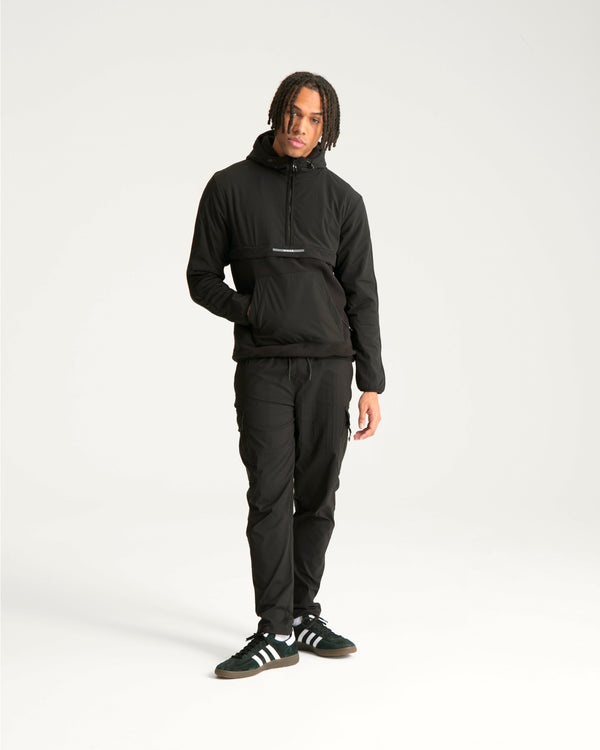 Nicce NICCE Mens Calix Hooded Fleece Jacket Black