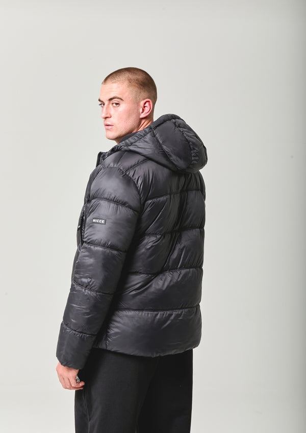 Nicce NICCE Mens Canyon Puffer Jacket Black