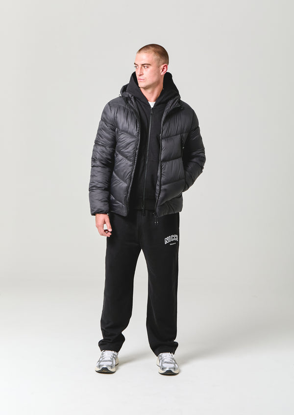 nicce NICCE Mens Canyon Puffer Jacket Black