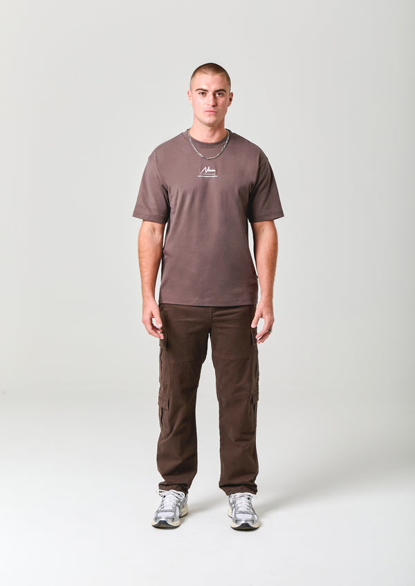 Nicce NICCE Mens Exalt T-Shirt Brown