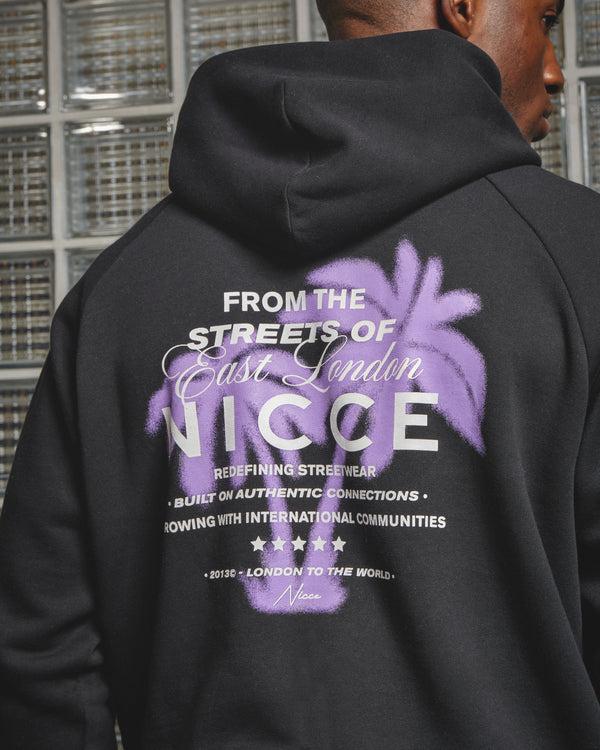 Nicce NICCE Mens Fiesta Hoodie Black