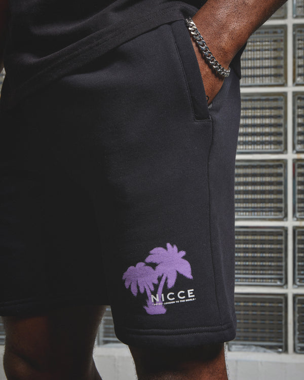 Nicce NICCE Mens Fiesta Shorts Black