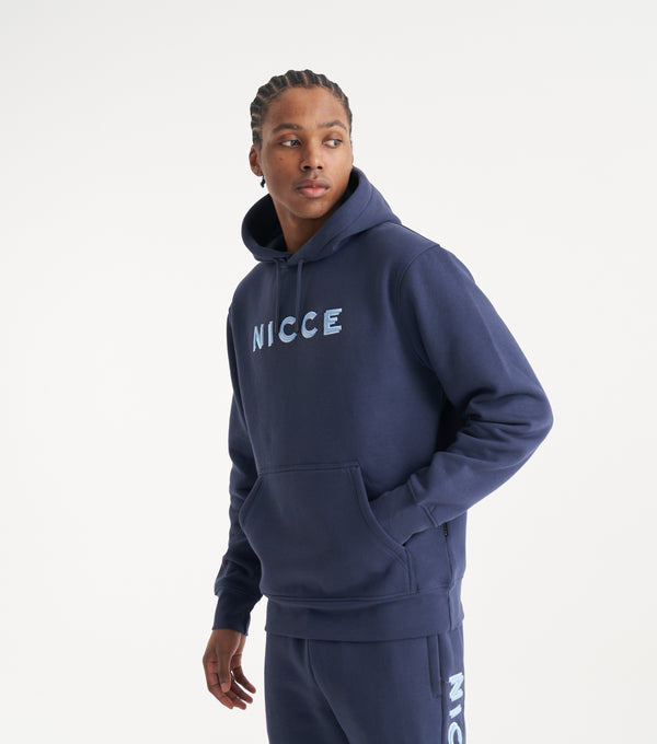 Nicce NICCE Mens Forma Hoodie Navy