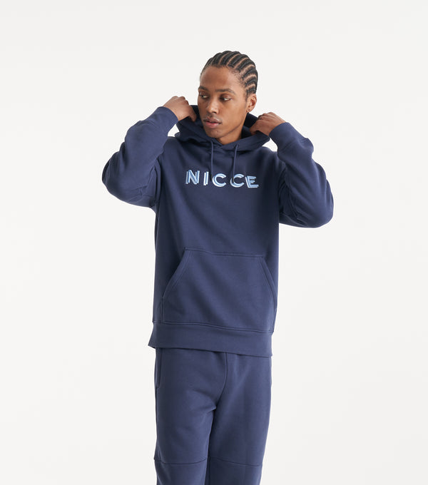 Nicce NICCE Mens Forma Hoodie Navy